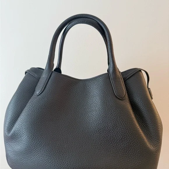 Kate Spade Large Dumpling Black Pebbled Satchel - Picture 2 of 8